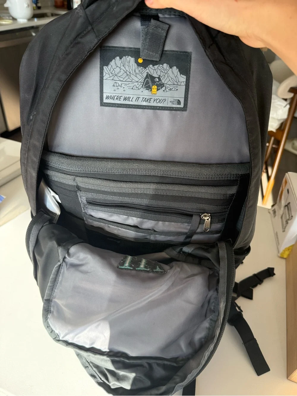 The North Face Fall Line Black Backpack